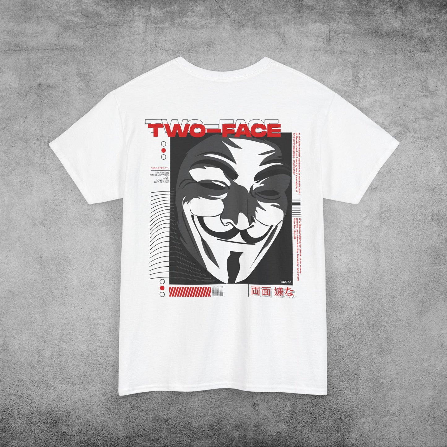 T-shirt unisex - Two Face